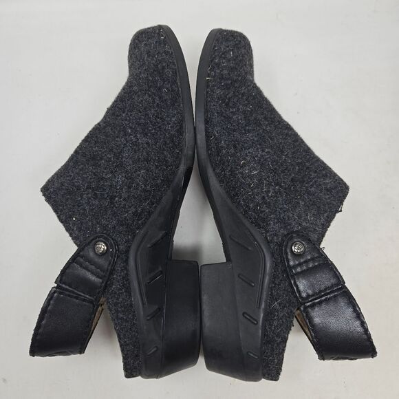 ARIAT Sport Wool Clog Mule Leather Strap Style 94039 Size 8.5 - Picture 9 of 15